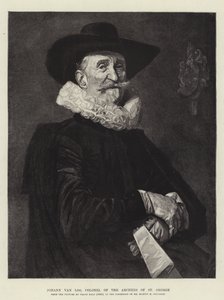 Johann van Loo, överste för Archers of St George av Frans Hals