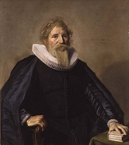 Porträtt av en skäggig man av Frans Hals