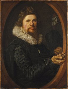 Porträtt av en man av Frans Hals