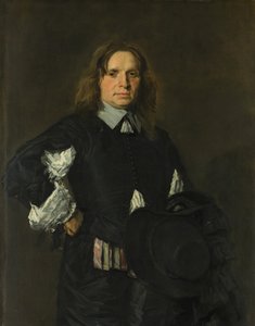 Porträtt av en man, ca 1610 (olja på duk) av Frans Hals
