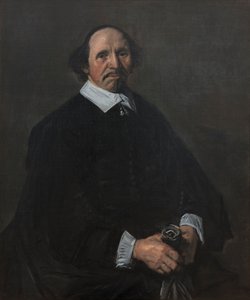 Porträtt av en man, ca. 1655-60 (olja på duk) av Frans Hals