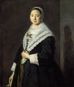 Porträtt av en kvinna av Frans Hals