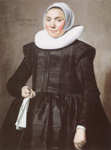 Porträtt av en kvinna av Frans Hals