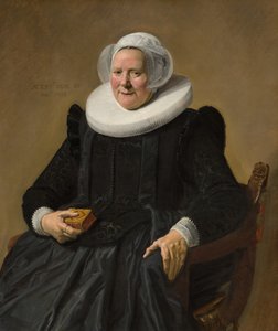 Porträtt av en äldre dam, 1633. av Frans Hals