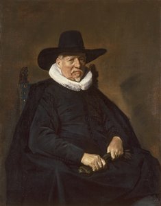 Porträtt av en äldre man, traditionellt kallad Heer Bodolphe, 1643
