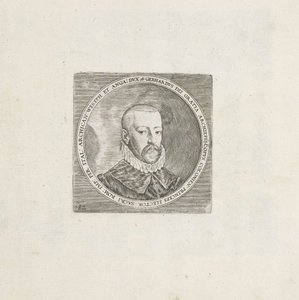Porträtt av Gebhard Truchsess von Waldburg 1547-1601, ca 1580-1585