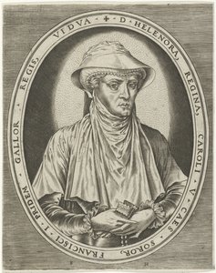 Porträtt av Eleanor av Habsburg Porträtt av kungar, drottningar, prinsar och prinsessor (serietitel) av Frans Huys