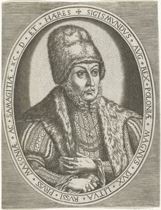 Porträtt av Sigismund II augusti Porträtt av kungar, drottningar, prinsar och prinsessor (serietitel) av Frans Huys