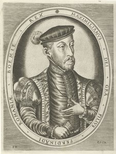 Porträtt av kejsar Maximilian II Porträtt av kungar, drottningar, prinsar och prinsessor (serietitel) av Frans Huys