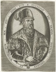 Porträtt av kung Gustav I av Sverige Porträtt av kungar, drottningar, prinsar och prinsessor (serietitel) av Frans Huys