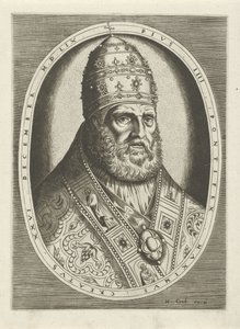 Porträtt av påven Pius IV Porträtt av kungar, drottningar, prinsar och prinsessor (serietitel) av Frans Huys