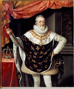 Porträtt av Henrik IV av Frankrike