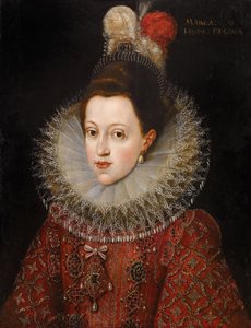 Porträtt av Margareta av Österrike (1584-1611)