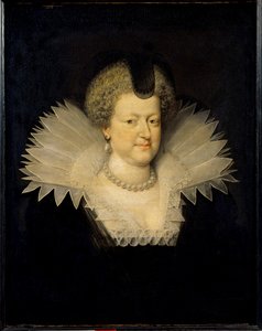 Porträtt av Marie de Medici av Frans II Pourbus