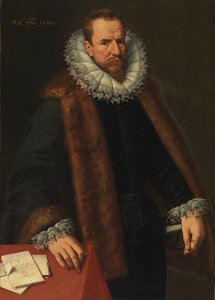 Porträtt av Nicolas Helincx, rådgivare åt kungen av Frans II Pourbus