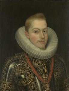 Porträtt av Filip III, kung av Spanien, ca 1600