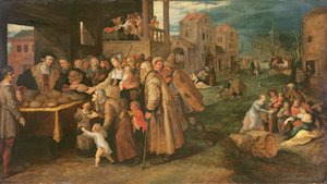 The Seven Works of Mercy, c.1606-16 (olja på panel)