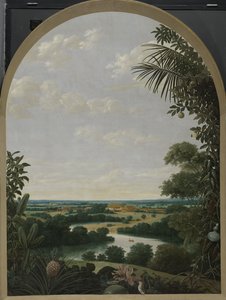 Landskap i Brasilien av Frans Jansz Post