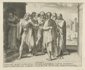 Lot uppmanar folkmassan att lugna sig Incestus (titel på objekt) History of Destiny (serietitel)