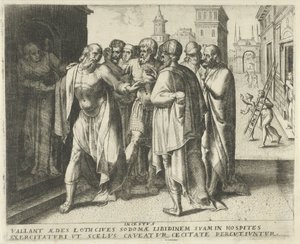 Lot uppmanar folkmassan att lugna sig Incestus (titel på objekt) History of Destiny (serietitel)
