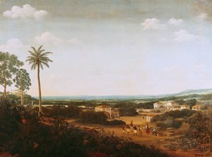 En portugisisk adelsmans hus i Brasilien av Frans Post