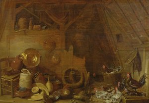 Barn interior av Frans Ryckhals