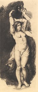 Andromeda, efter Rubens av Frans Schwartz