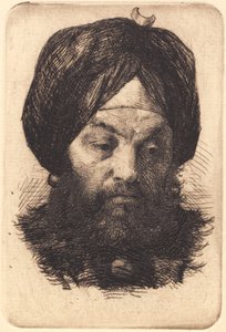 Man med turban av Frans Schwartz