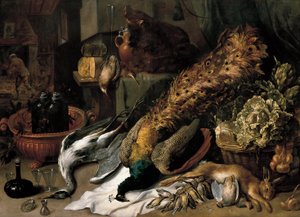 Stilleben med en vinkylare av Frans Snyders