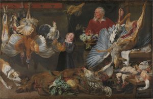 En spelbutik av Frans Snyders or Snijders