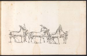 Spännvidden av den första flöten i processionen för Saint Rombout, 1825