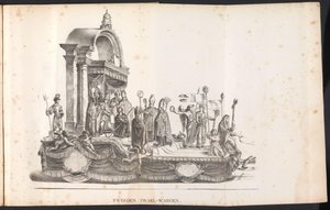 Andra flottören i processionen för Saint Rombout, 1825 Tweeden Prael-waegen (titel på objekt)