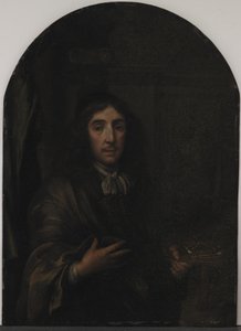 Porträtt av en målare av Frans van I Mieris