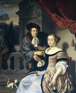 En man och en kvinna av Frans van Mieris (I)