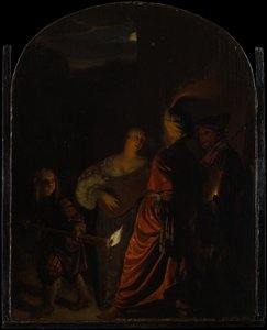 Serenade, ca. 1678-80. av Frans van Mieris