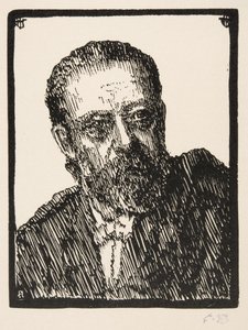 Porträtt av Bedrich Smetana 1824-1884 av Frantisek Bilek