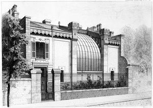 Målarateljé, 57, boulevard Arago, Paris. 1878 av Frantz Huguelin