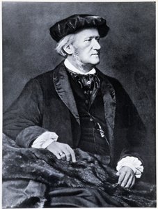 Richard Wagner - porträtt av Franz Hanfstaengl av Franz (after) Hanfstaengl