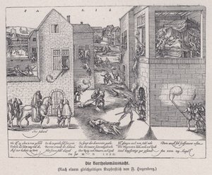 Massakern på St Bartolomeusdagen, Paris, Frankrike