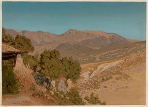 Syditaliensk bergslandskap av Franz Albert Venus