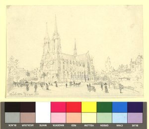 9:e distriktet, Rooseveltplatz - Votivkyrkan (sidovy) av Franz Alt