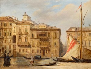 Canal Grande i Venedig av Franz Alt