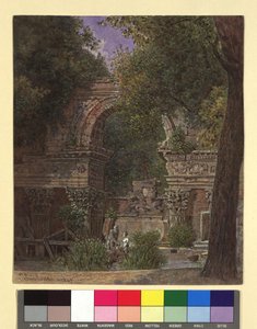 XII. Schönbrunn/Trädgård av Franz Alt