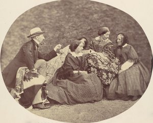 [Mathias Höusermann, Marie Antoine, Elise Höusermann och Pepe Wöss], 1850-60-tal.