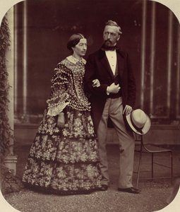 Mathias och Elise Hoeusermann, 1850-60-talen.