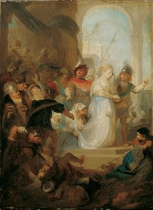 Esther och Hatach av Franz Anton Maulbertsch