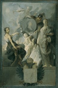 Hyllning till kejsarinnan Maria Theresia