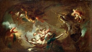 St. John Nepomuk (d.1393) tas upp till himlen