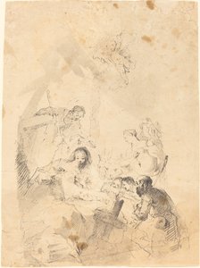 Tillbedjan av herdarna av Franz Anton Maulbertsch