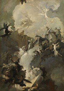 Glorifieringen av de kungliga ungerska helgonen, ca. 1772-73.